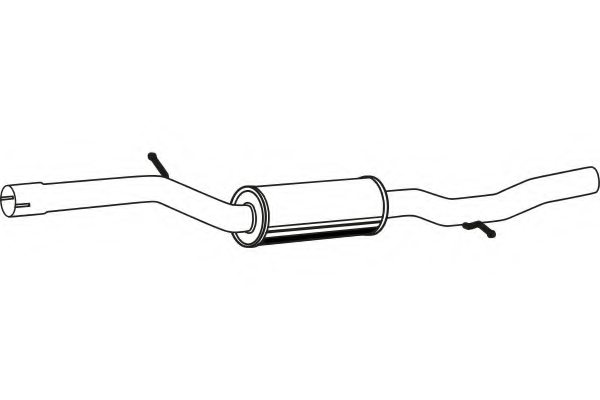 FENNO P1380 Middle Silencer